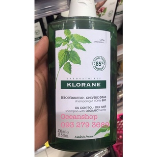 Dầu gội Klorane Pháp cho tóc dầu 400ml
