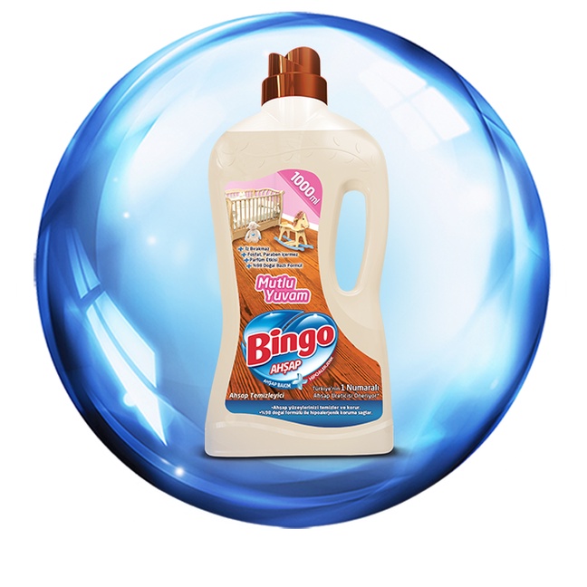 Nước Lau Đa Năng Chuyên Dụng Cho Sàn Gỗ Bingo - Dung tích 1000ml - Nhập khẩu từ Thổ Nhĩ Kỳ