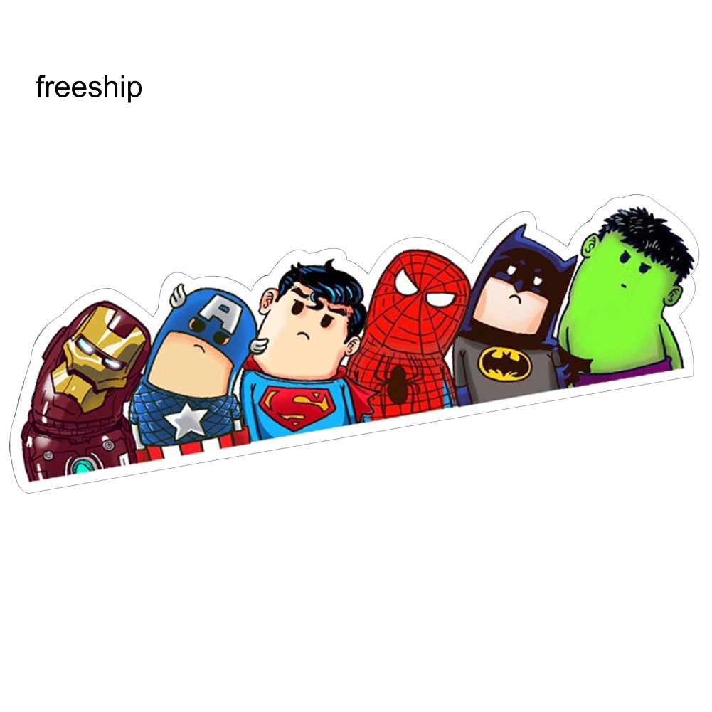 Decal Dán Trang Trí Hình Free The Avengers Wry Neck Phản Quang Cho Xe Hơi