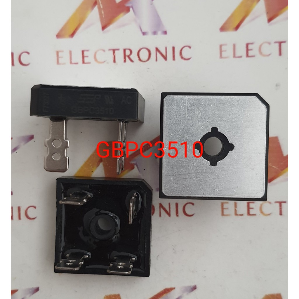 cầu chỉnh lưu GBPC3510 3510 35A1000V hình vuông chân rẹt