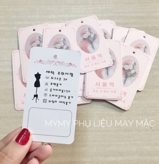 Nhãn mác giấy thời trang nữ
