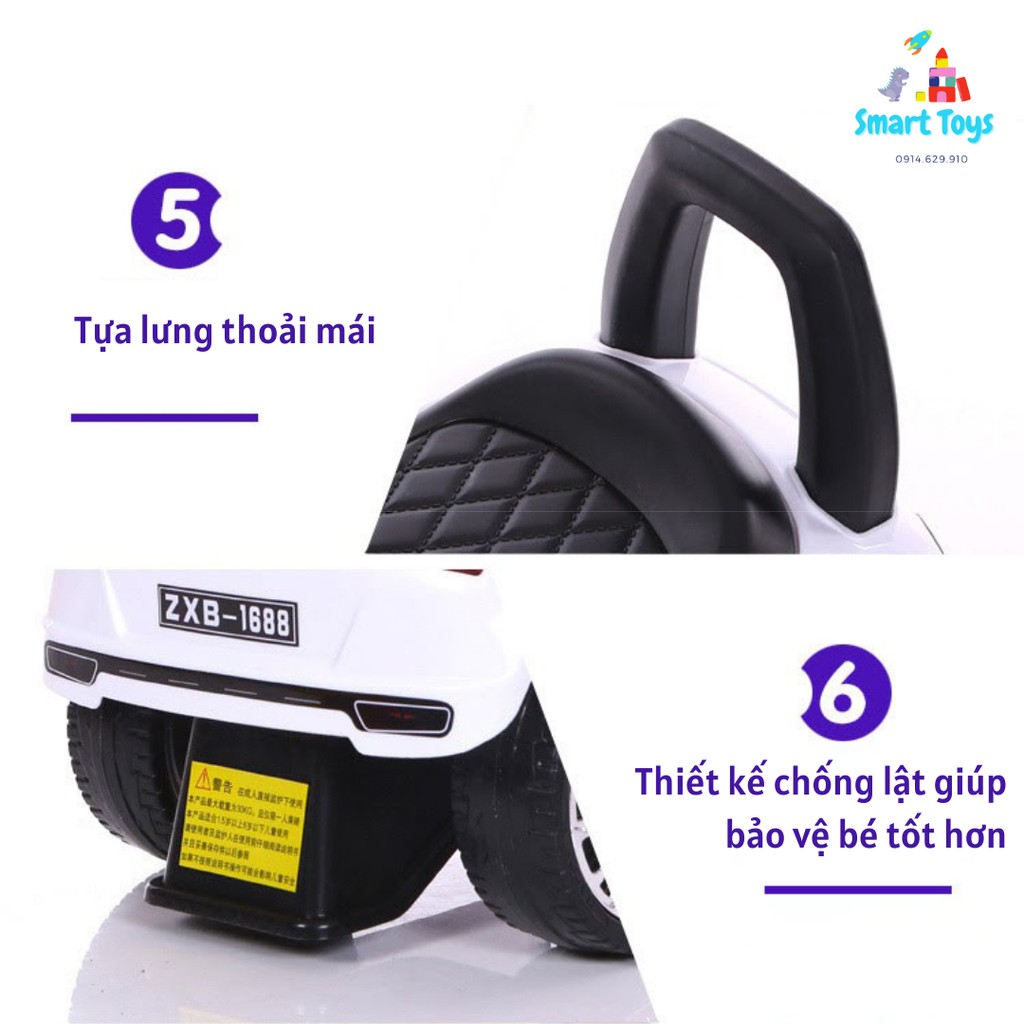 [Mã LIFE50KALL giảm 10% đơn 200K] Ô tô chòi chân AUDI 1688A cho bé hàng đẹp