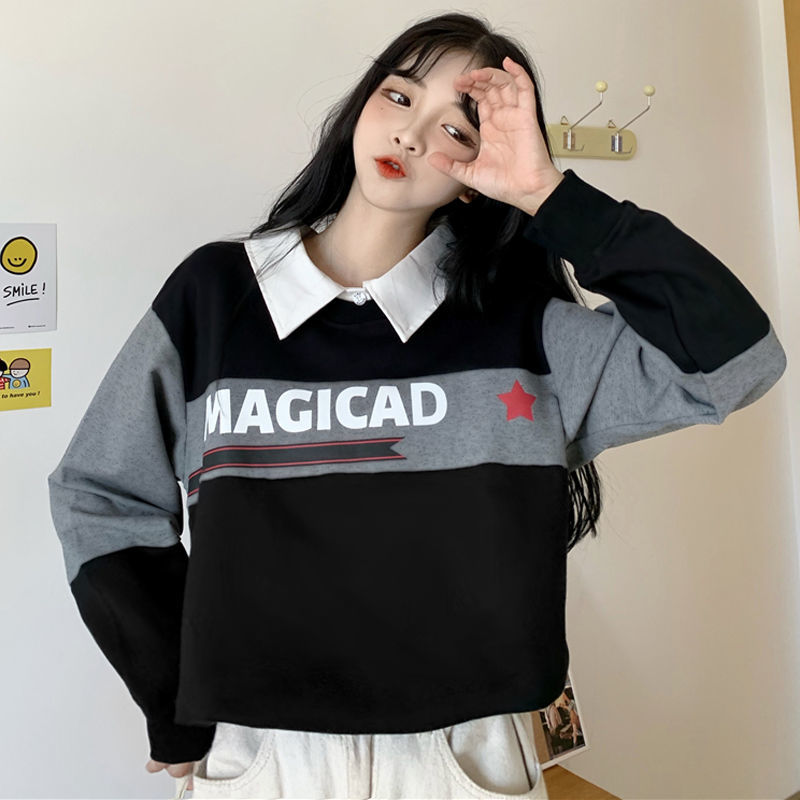 Áo Sweater Cổ Polo Chất Liệu Cotton Mỏng Thời Trang Mùa Thu Cho Nữ