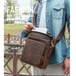 Túi Đeo Chéo Da Bò Thật Bảo Hành Da 5 Năm - FD01