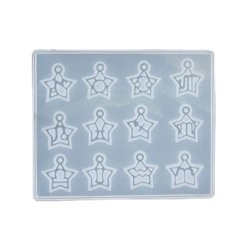 Khuôn Silicone Làm Mặt Dây Chuyền Thủ Công Hình 12 Cung Hoàng Đạo