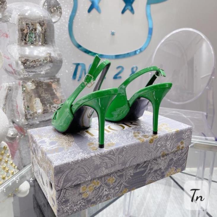 Cao Gót Dior 2 Màu Xanh Kem Full Size 35-39