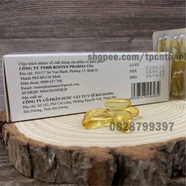 Viên uống đẹp da Vitamin E 4000mcg, tinh dầu lô hội làm đẹp da, chống lão hóa - Hộp 30 viên | BigBuy360 - bigbuy360.vn