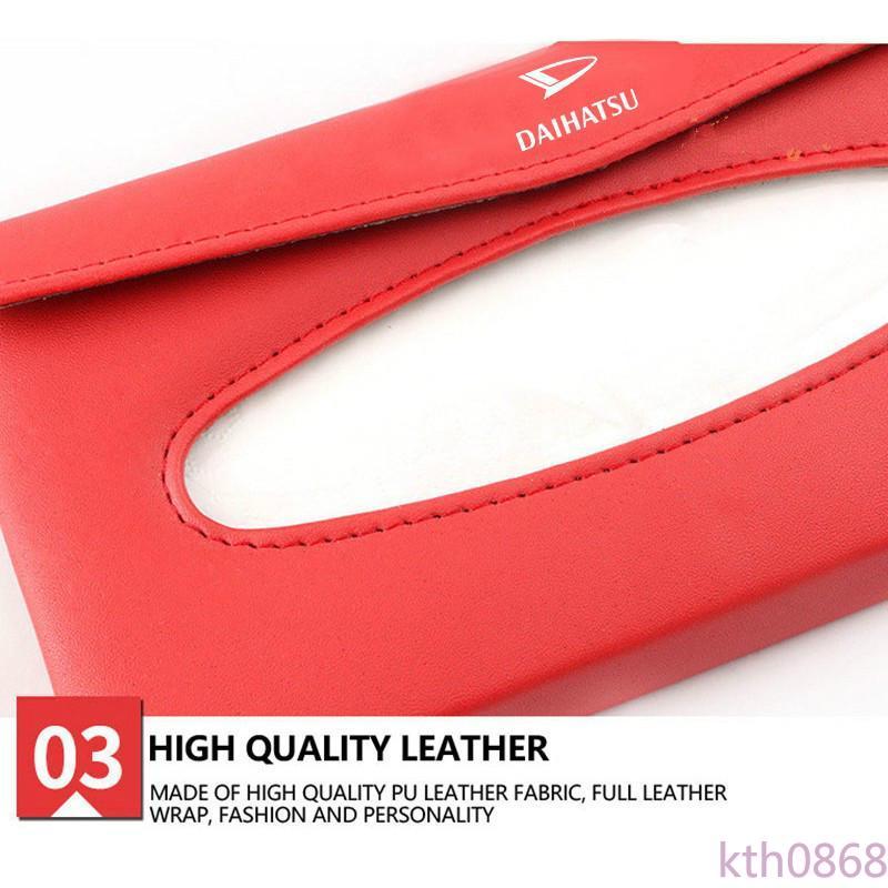 Hộp Đựng Khăn Giấy Bằng Da PU Cao Cấp Cho Xe Hơi Kth0868