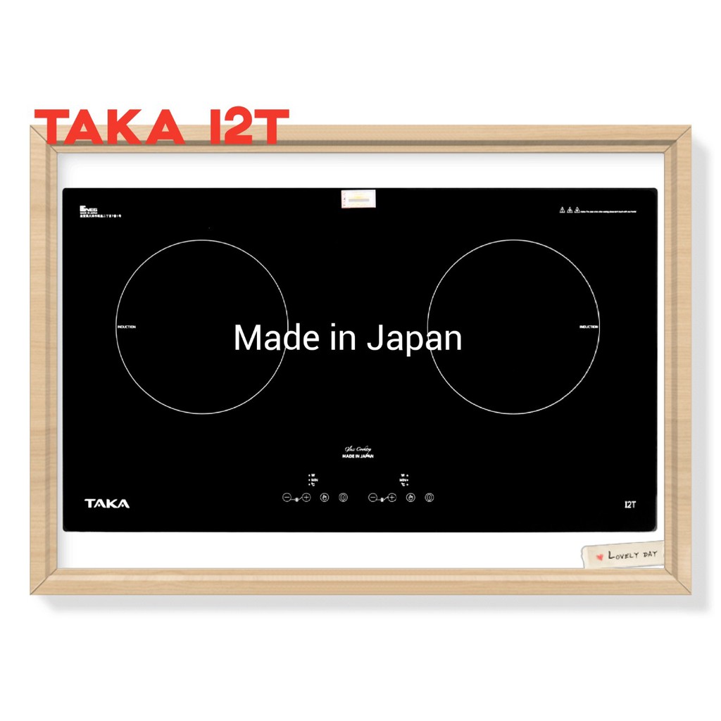 Bếp Từ Đôi Kính Made In Japan TAKA I2T