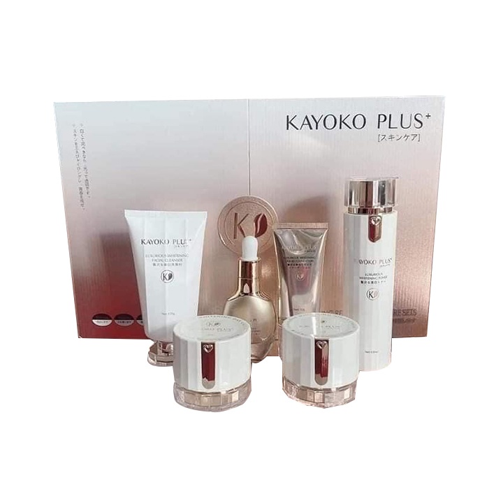 Bộ Kayoko Plus+ 6IN1 Nhật Bản Dưỡng Da Mờ Thâm Nám, Ngăn Ngừa Lão Hóa Giúp Làn Da Luôn Căng Bóng Mịn Màng