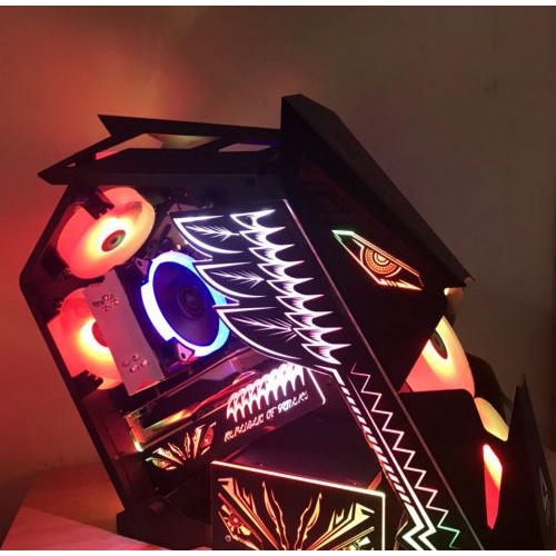 Vỏ Case Gaming VSP Es3 Esport sẵn 5 fan led - new box