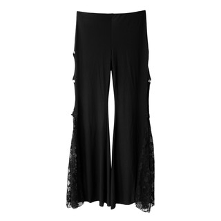 Women Belly Dancing Trousers Soft and Light Lace Edge Latin Dance Yoga Pants