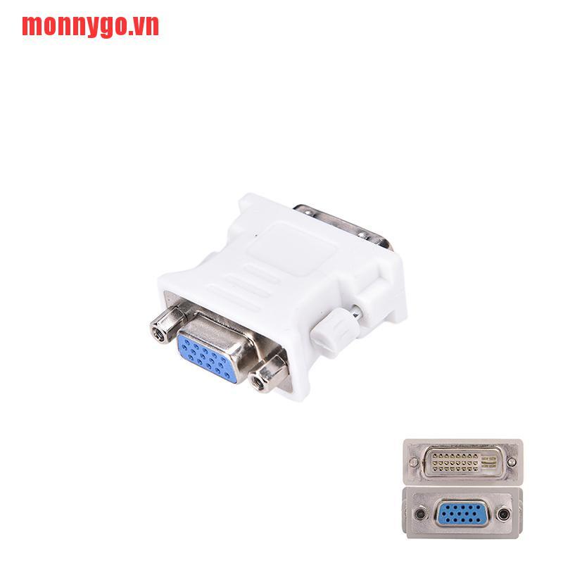 Đầu Chuyển Đổi 15 Pin Vga Sang 24 + 1 Pin Dvi-D Cho Pc