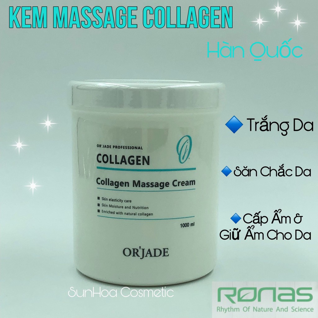 Kem Collagen Massage Cream OR'JADE (1000ml)