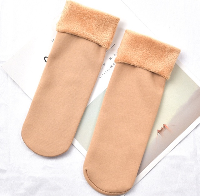 5 đôi tất nữ dày lót nhung cực êm cực mềm
