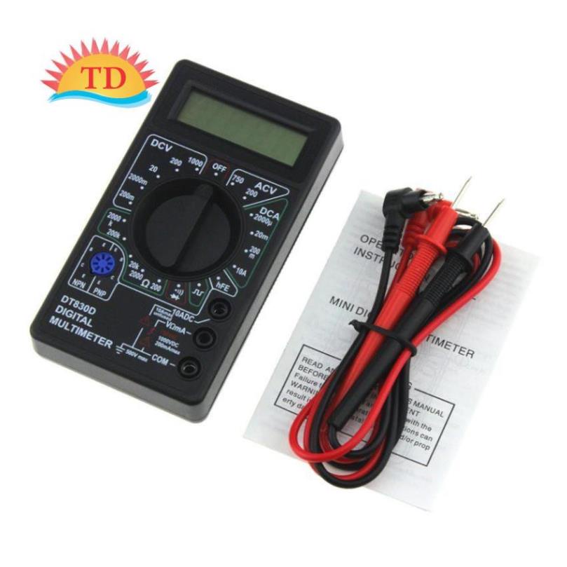 Đồng hồ vạn năng DT-830D đo thông mạch cho thợ điện AC/DC
