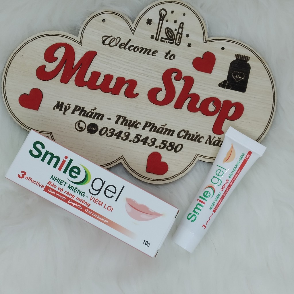 Smile gel - Giúp giảm nhiệt miệng, viêm lợi, viêm chân răng hiệu quả