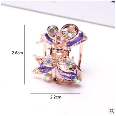 kẹp tóc ❤️❤️❤️ Giảm 5k khi nhập mã [ MICOCHI5k ] _Kẹp càng cua đính đá nhân tạo 5 răng TEARA. (HOT)