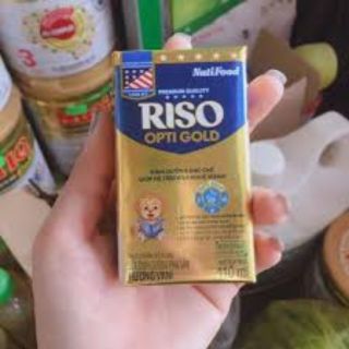 1 THÙNG SỮA PHA SẴN RISO OPTIGOLD 110ML/180ML
