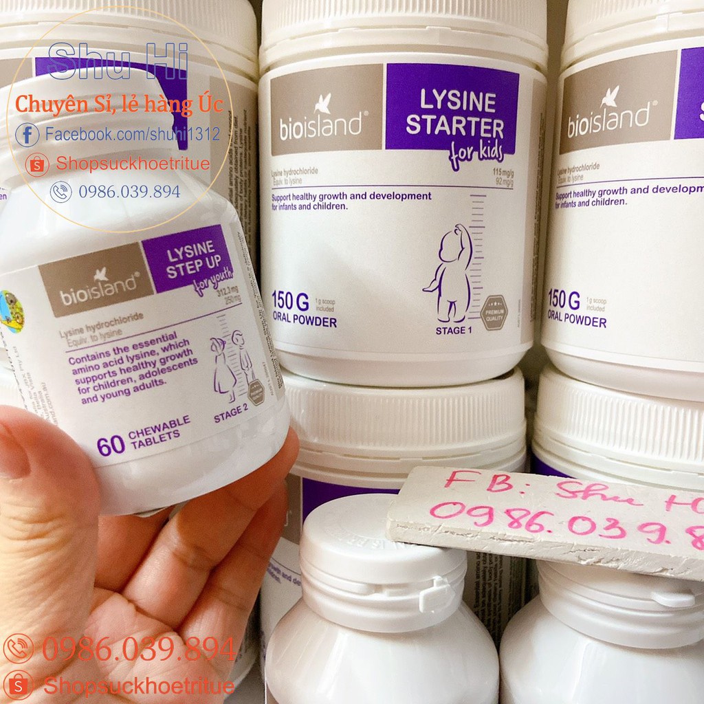 Hộp đựng ly- sine bio island viên, bột | BigBuy360 - bigbuy360.vn