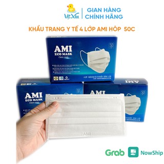 Khẩu trang y tế Ami 4 lớp Ami Eco Mask hộp 50c