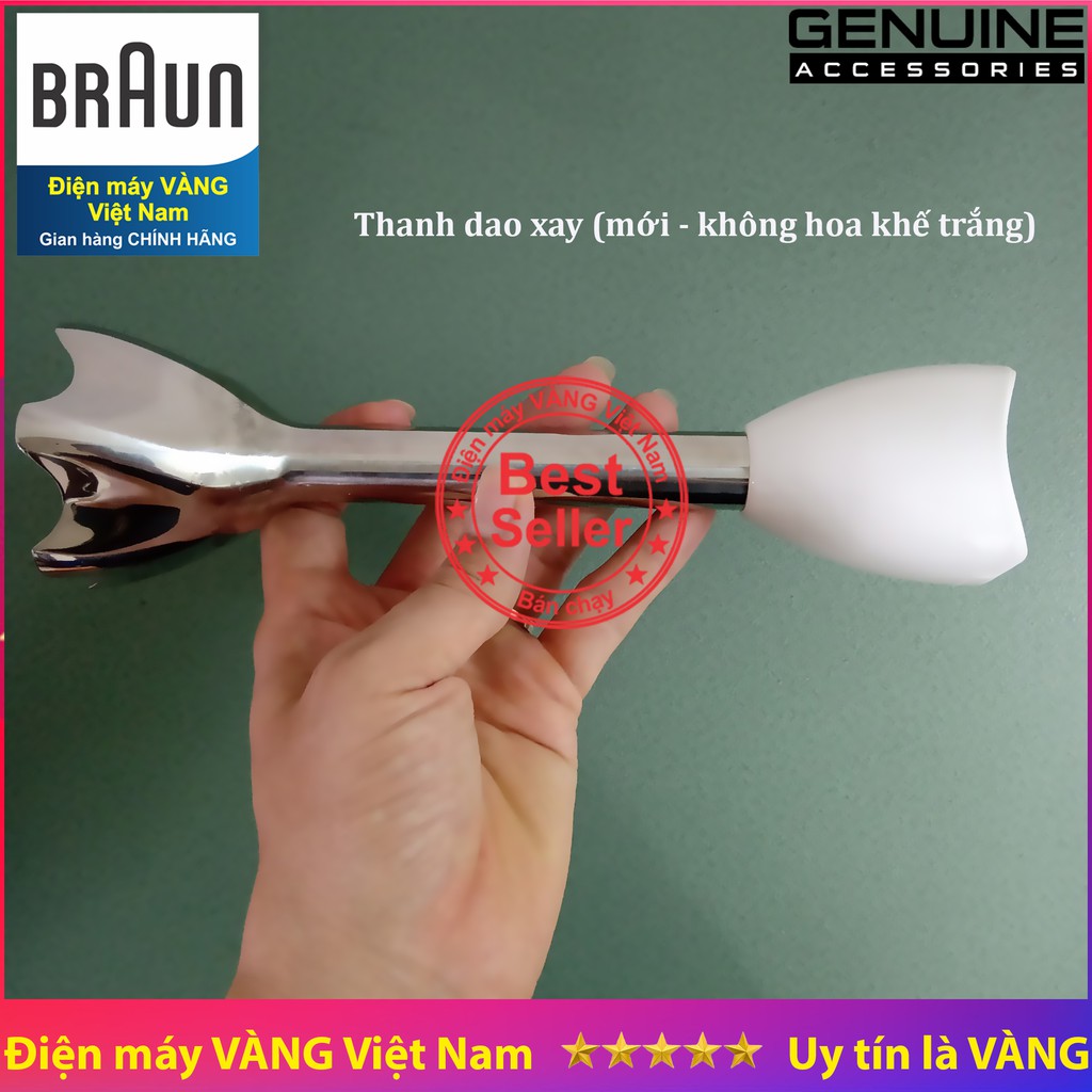 Thanh dao xay inox máy xay Braun MQ5000 MQ5035 MQ5045 MQ5030 MQ3000+ MQ3045 MQ3035 (không hoa khế)