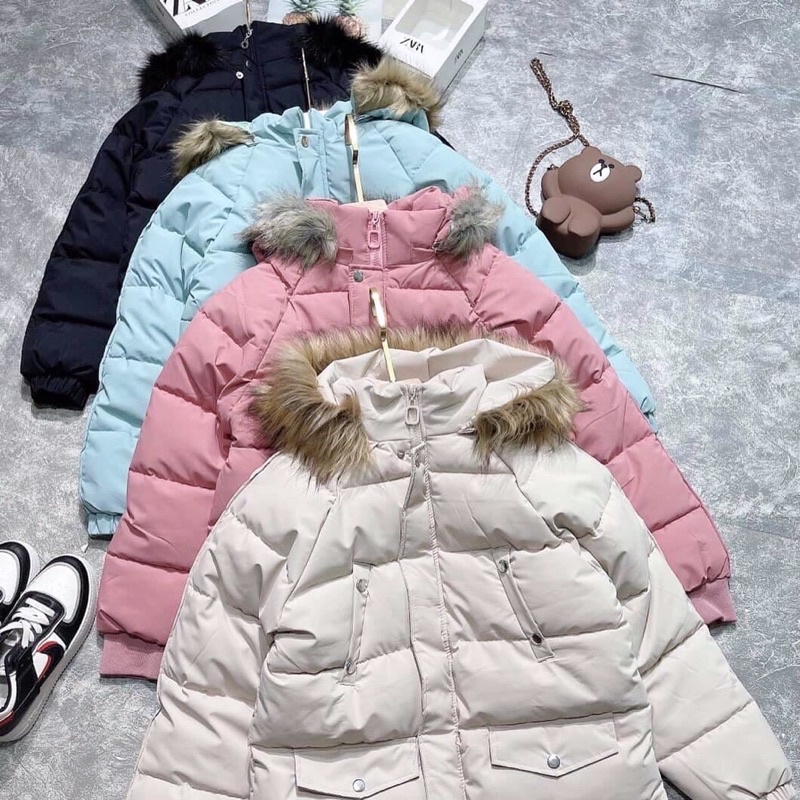 Áo Khoác Phao Béo Mũ Lông TT1 - Titto Closet