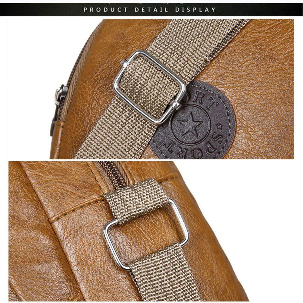 Túi Đeo Chéo Nhỏ Màu Nâu Phong Cách Công Sở