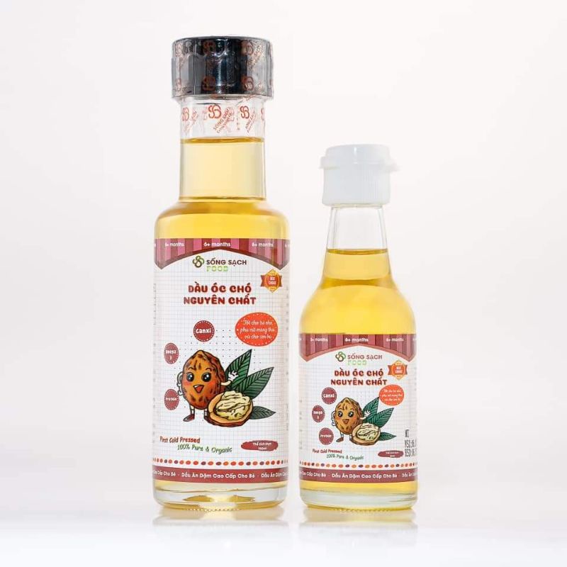 Dầu óc chó nguyên chất Sống Sạch Food chai 60ml