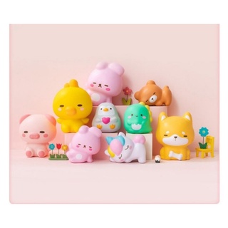 Đồ chơi squishy túi lưới hình thú chính hãng dễ thương