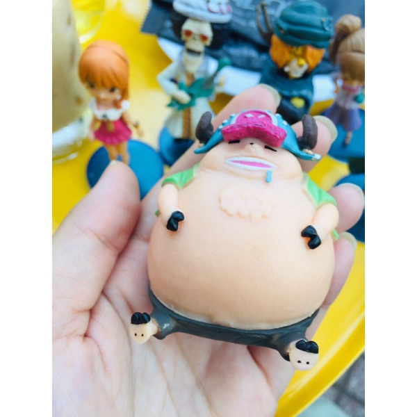 Mô Hình  Onepiece 8cm Luffy Chopper Nami Lucy CharLotte Pudding Brook ShiShiLian