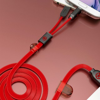 DÂY SẠC WK 2 ĐẦU CỔNG ANDROID (micro usb) & IPHONE (lightning)
