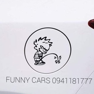 Tem dán nắp bình xăng ô tô 95