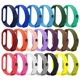 Dây đeo thay thế chất liệu silicon màu trơn cho xiaomi mi band 7 xiaomi miband 7