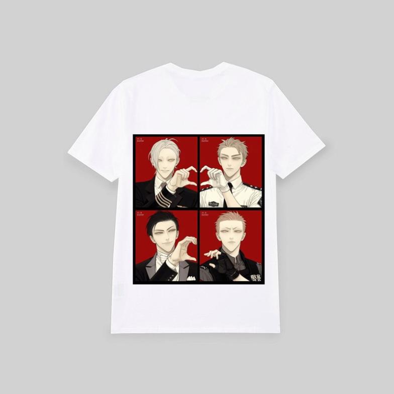 Áo phông thun in hình 19 days anime chibi