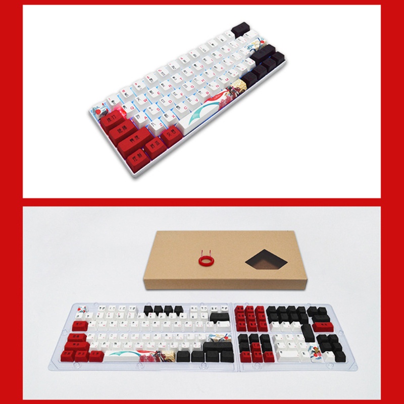 Nắp Đậy Bàn Phím Cơ OEM PBT 123Keys Nhuộm Màu In Tên Nhóm Nhạc Bts