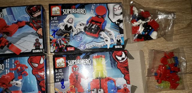 Combo 12 hộp lắp ráp Lego SuperHero 1153 trọn bộ
