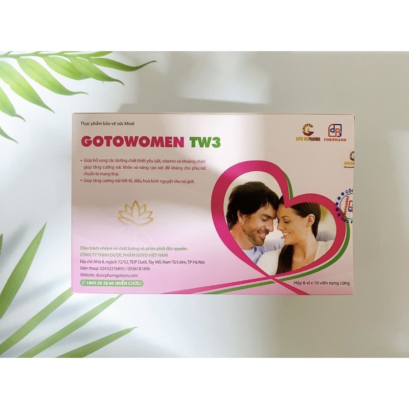 Goto Women TW3 Hỗ trợ sinh sản nữ giới Hàng chính hãng Date xa