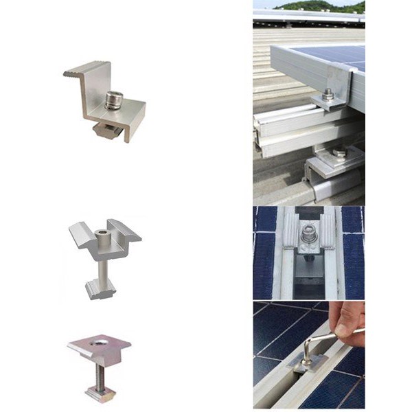Bộ kẹp giữa tấm pin mặt trời HOL.MC-40U-F1