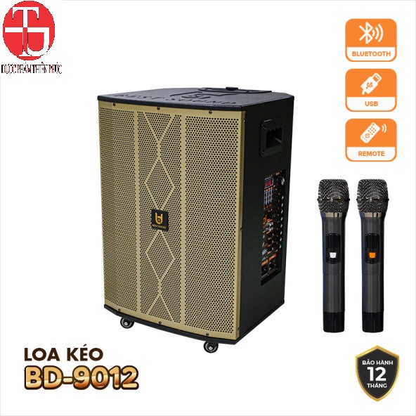 [HCM[ Loa Bluetooth, loa kéo, loa Karaoke BDSOUND BD-8012, remote điều khiển từ xa. Công Ty Thiên Phúc