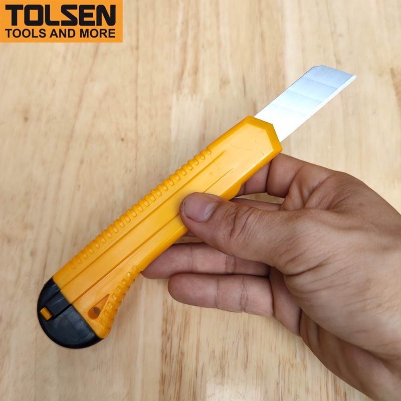 Dao rọc giấy 18mm 100mm TOLSEN Snap-off Blade Knife 30000