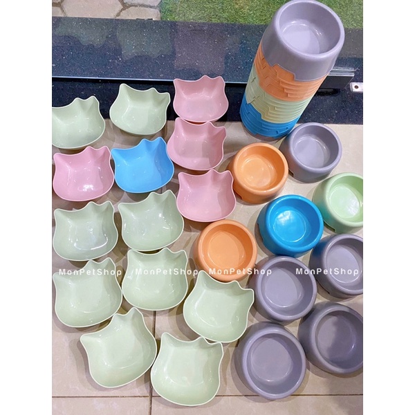 [Xả hàng] Bát nhựa xinh xắn cho thú cưng