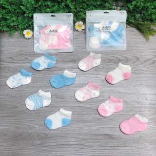 Sét 5 đôi tất lưới hè thu cho bé