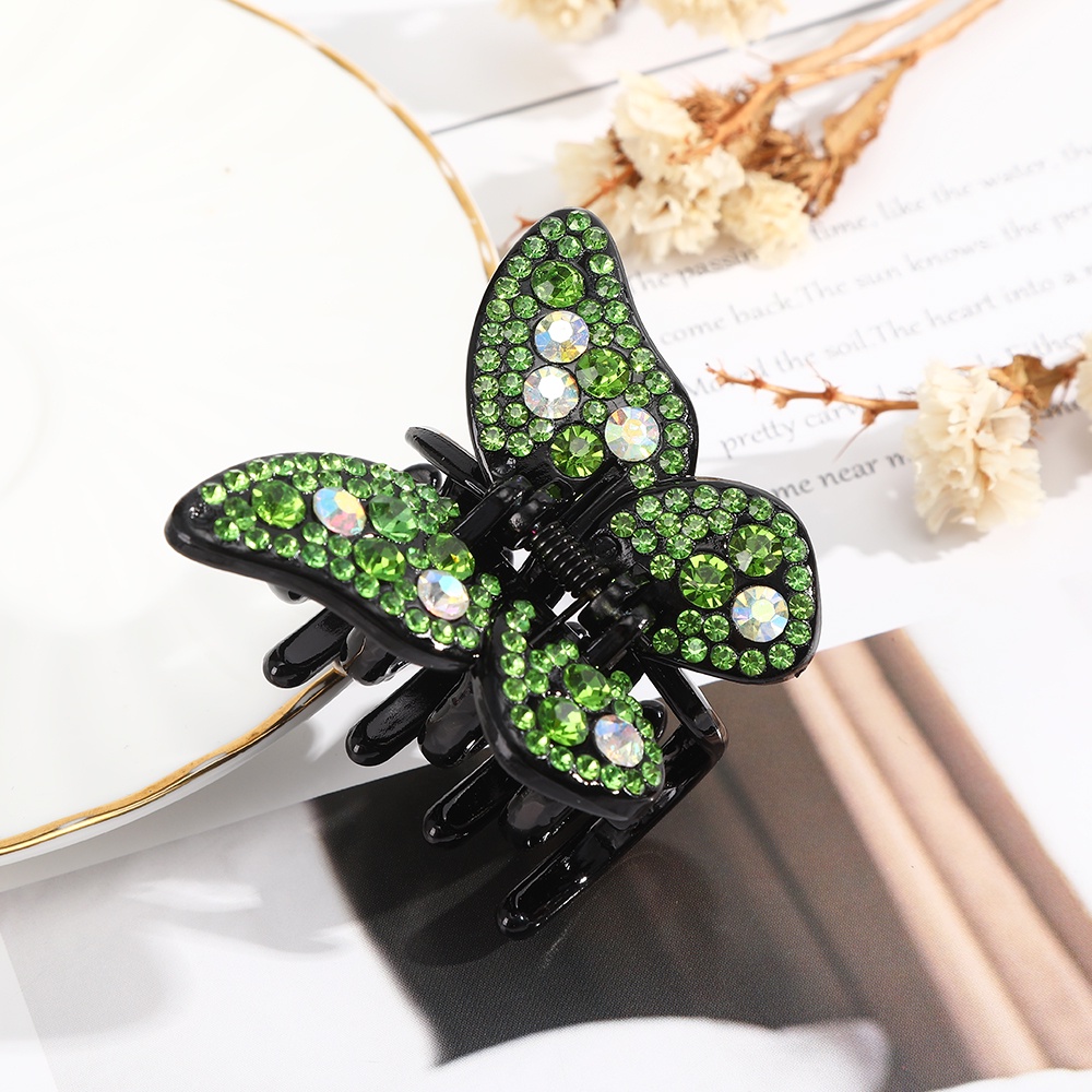 Kẹp tóc hình bướm đính đá giả thời trang xinh xắn cho nữ
