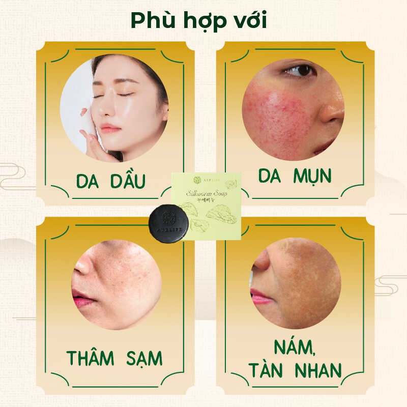 Xà phòng tằm làm sáng da, sạch da ATZ Healthy Life