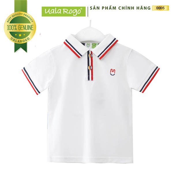 Áo thun bé trai Polo Uala rogo 1-7 tuổi cotton thoáng mát thấm hút mồ hôi quần áo trẻ em Ur0005