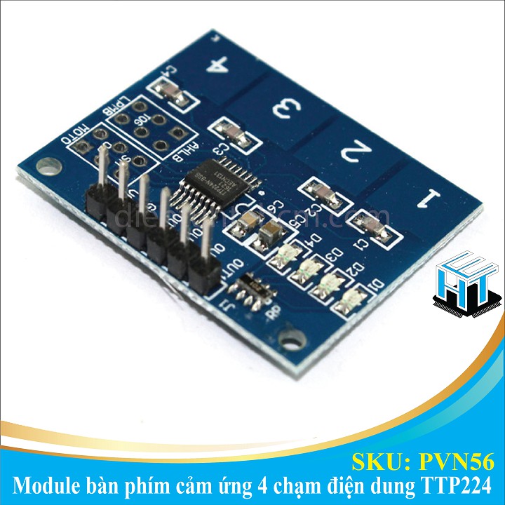 Module bàn phím cảm ứng 4 chạm điện dung TTP224