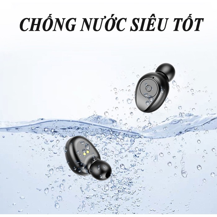 Tai nghe Bluetooth 5.0 AMOI F9 nút cảm ứng không dây chống nước Pin 280h TAI 2020 | BigBuy360 - bigbuy360.vn