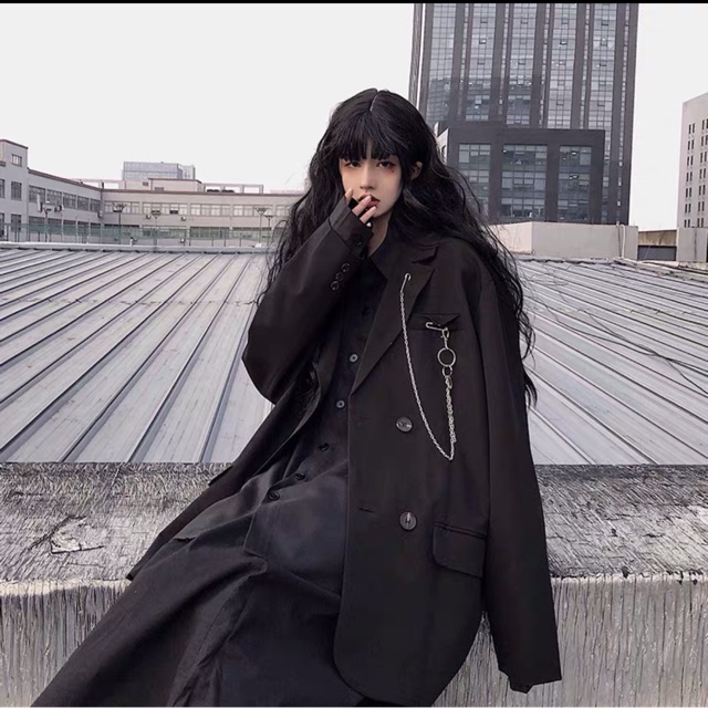 [ SẴN M ] áo blazer cực ngầu chất unisex hàn quốc | BigBuy360 - bigbuy360.vn