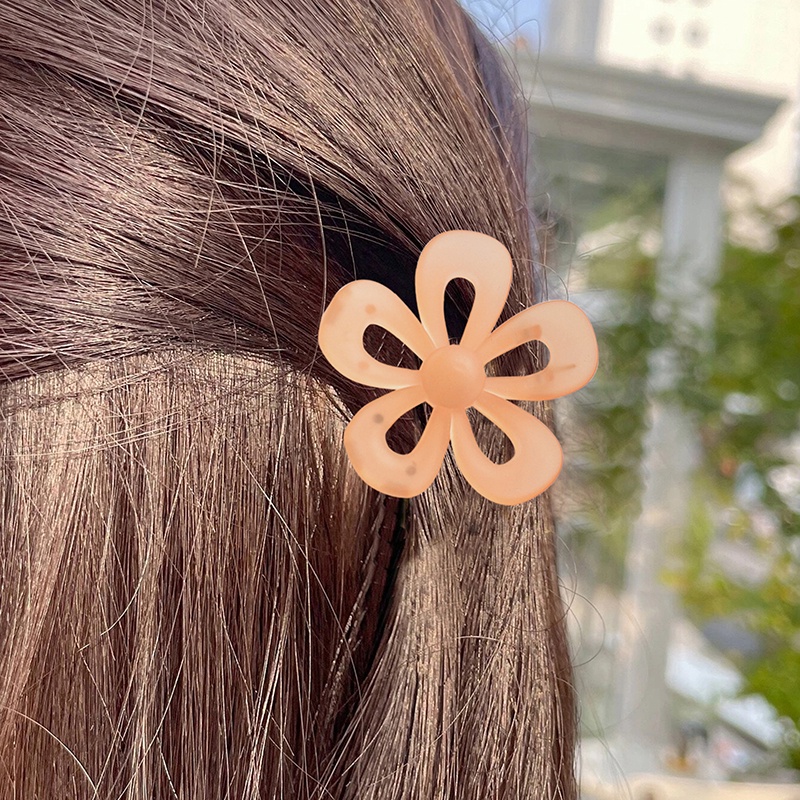 Kẹp Tóc Càng Cua Hình Bông Hoa Phong Cách Hàn Quốc Cho Nữ